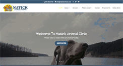 Desktop Screenshot of natickanimal.com